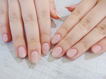 ラルネイル 大宮(Lull. nail)/＊先端ラメ＊ワンカラー＊