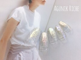 【オーロラネイル】