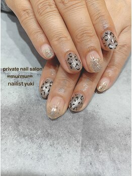 プライベート ネイルサロン マーマ(murmur)/レオパードネイル