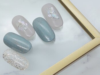 ネイル アンド アイラッシュ虹/トレンドコース