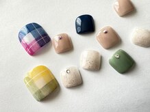 ネイルサロン クイール 小山店(NAIL SALON QUILL)/フット☆ふんわりチェック