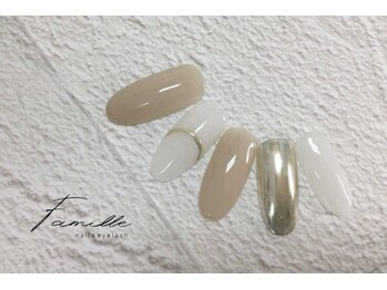 ファミーユ 池袋東口店(Famille)/長さ出し&選べるデザインSコース