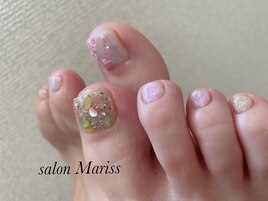 フット夏ネイル