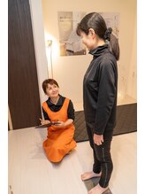 ヨサパーク プラーナ 千歳烏山店(YOSA PARK)/専用のウェアに着替えて測定