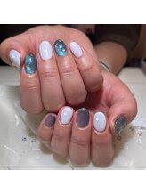ティアリス(NAIL SALON TIARIS)/夏ネイル/水滴ネイル