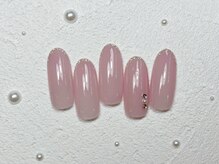 プティ アイビューティ 北浜店(peTiT eyebeauty)/オフィスネイル　シンプル