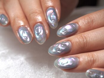 クリア 広尾 恵比寿(CLEAR)/水滴マグネットネイル