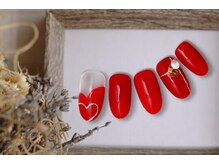 FAST NAIL 荻窪駅前店【パラジェル/ジェルネイル専門/定額/マグネット/フットネイル】/秋ネイル　ぷっくり　【11756】