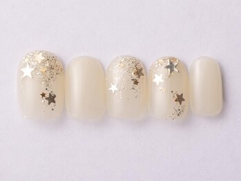 ラメグラ星ホログラム7480yen