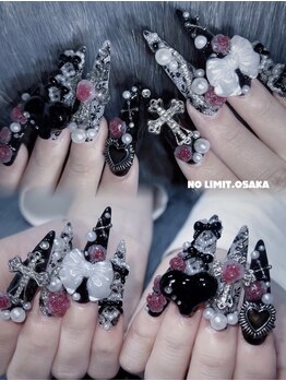 ノーリミットオオサカ 心斎橋(NOLIMIT.OSAKA)/持ち込み/長さだし/つけ放題