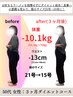 【運動なし】-5～12kgを90日で実現！痩身整体体験&ダイエットカウンセリング