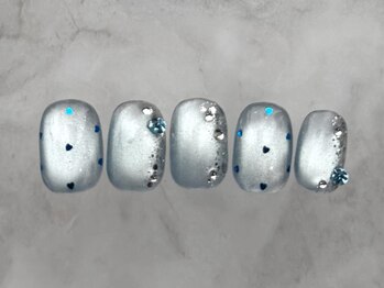 アイネイルズ 恵比寿店(I nails)/マグネットハートドット