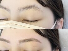ファーストネイルアイラッシュ 札幌駅前店(1st NAIL&eyelash)/眉毛wax間引き＋メイク仕上げ