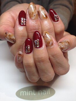 ネイルアンドアイ ミント(nail&eye mint)/タイダイネイル☆