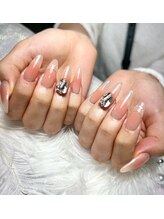 ヤシネイル(Yashi Nail)/シンプル持ち込みアート