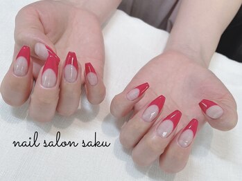 サク(saku)/ロングネイル/長さだし