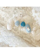 ネイルサロン クイル(QUILL)/２月雪だるま（１）