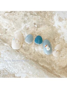 ネイルサロン クイル(QUILL)/２月雪だるま（１）