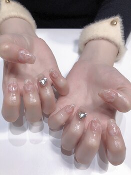 クリスタルネイルサロン(Crystal Nail)/蝶々ネイル