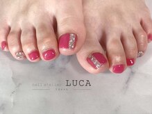 ネイルアトリエルカ(nail atelier LUCA)/M-690 大人バービーピンクネイル