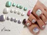 SNS人気急上昇中！【フット・ミラーネイル】☆フットバス付＠8200