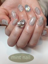 ネイルアンドアイ ミント(nail＆eye mint)/タイダイネイル☆