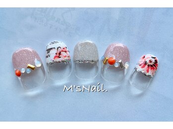 エムズサロン(M's Salon.)/定額ネイル/9500