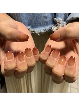 Mネイルアンドカフェ シェレステ/秋のグラデーション!