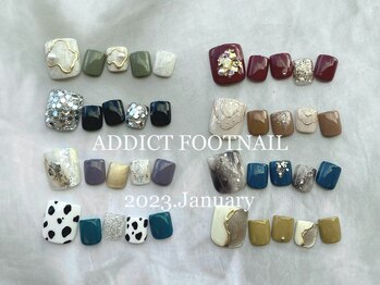 アディクト(ADDICT)/ニュアンス定額フットネイル