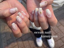 オーシャンネイル 金山店(Ocean Nail)/#ニュアンスネイル#アシメ