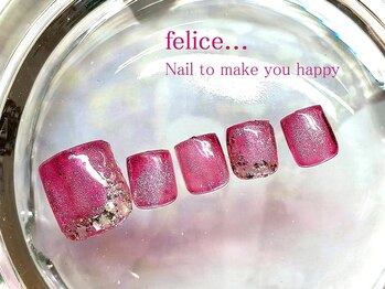 ネイルサロン フェリーチェ 東川口店(Felice)/【定額フットネイル】¥8500
