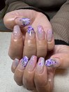 藤の花ネイル