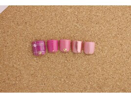 FOOT　ピンク×チェック￥8,760