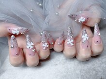 スノーネイルサロン 新宿店(Snow nail salon)/ラメグラ/ニュアンス