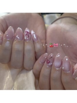 ルア(LUA)/さくらんぼネイル