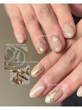 ビースタジオブランジュ(B STUDIO blange)/ヌーディーベージュ/上品/リボン