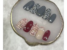 定額ネイルB！可愛いニットネイルを定額でご提供☆