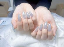 センシー ネイル スタジオ(Sensy Nail Studio)/オーロラネイルのチップ長さ出し
