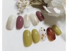 キッシュネイルズ(quiche nails)の雰囲気（【sample】¥7000 定額メニュー／ワンカラー＋フラットアート）
