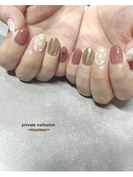 プライベート ネイルサロン マーマ(murmur)/レオパードネイル