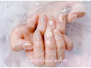 冬のぷっくりニュアンスネイル