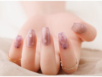 エムスラッシュ ソル センター南(M.SLASH SOL)/梅雨の水滴ネイル