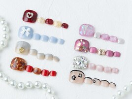 季節のフットネイル定額コース