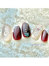 ネイルサロン クイル(QUILL)/12月ボルドー（２）