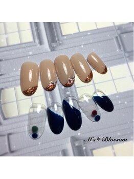 ネイルサロンアンドスクールエムズブロッサム(Nailsalon & school M's Blossom)/定額制ジェルコース￥5100