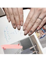 ルシエル(LeCiel)/ガラスフレンチネイル