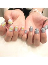 アース コアフュールボーテ 松本庄内店(EARTH coiffure beaute)/うねうねネイル　8200円