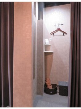 アイラッシュアンドフェイシャル ビューティーライズ(Beauty Rise)/更衣室