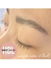 サンクレール(3.ClaiR)/眉アートの上にHBL