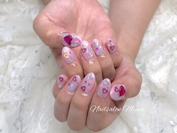 ネイルサロン ミュウ 池袋店(nailsalon Myuu)/ハート尽くし♪